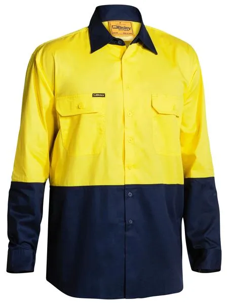 HI VIS COOL LIGHTWEIGHT DRILL SHIRT BS6895