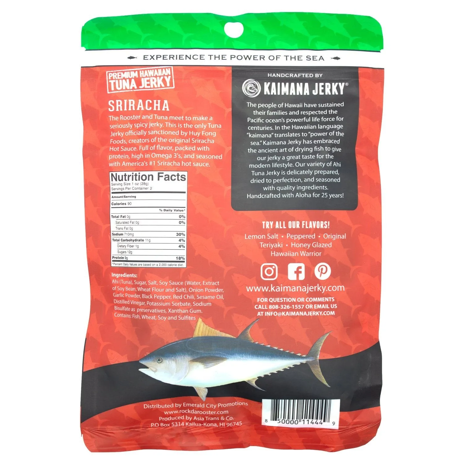 Huy Fong Sriracha Ahi Tuna Jerky