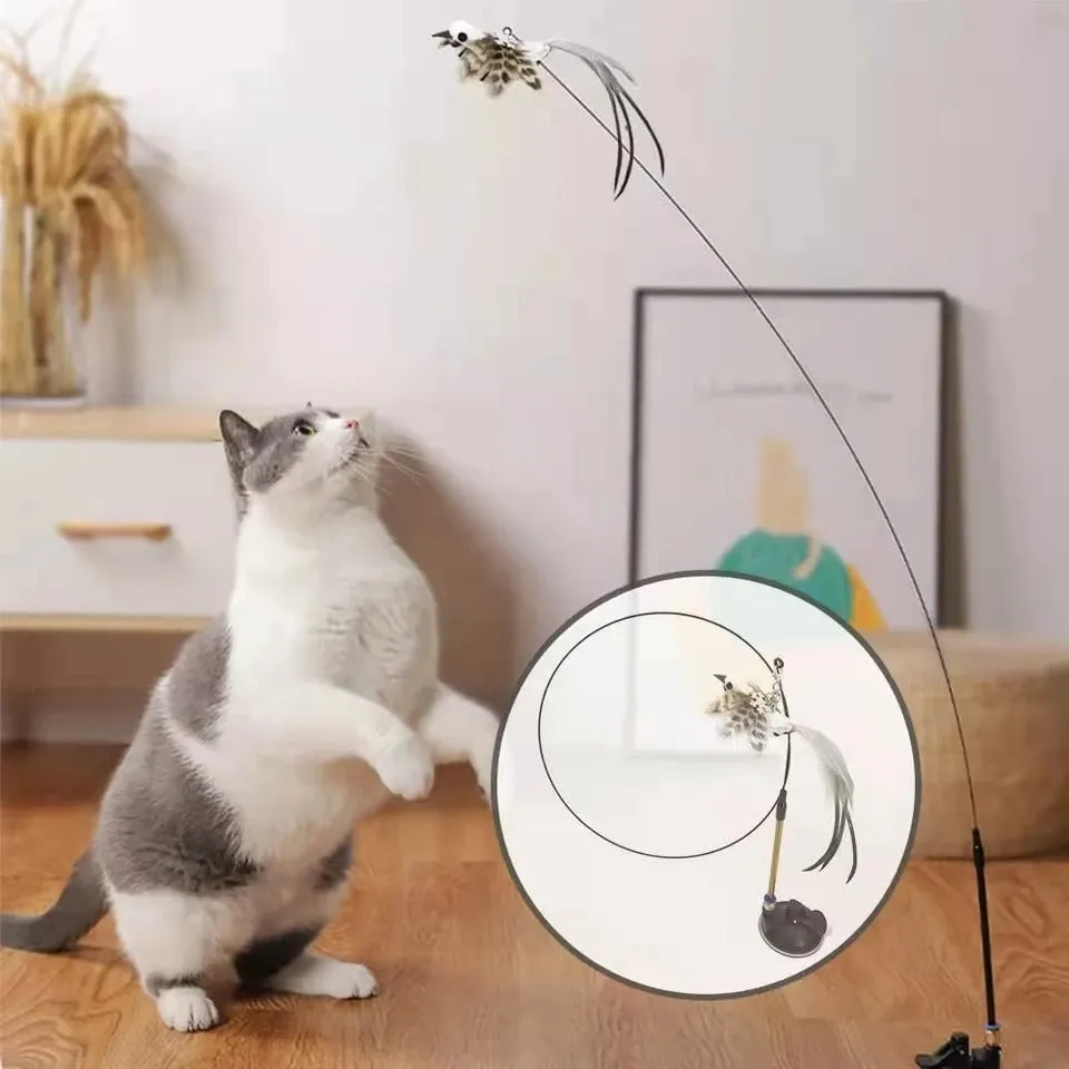 Interactive Bird Simulation Cat Toy Set