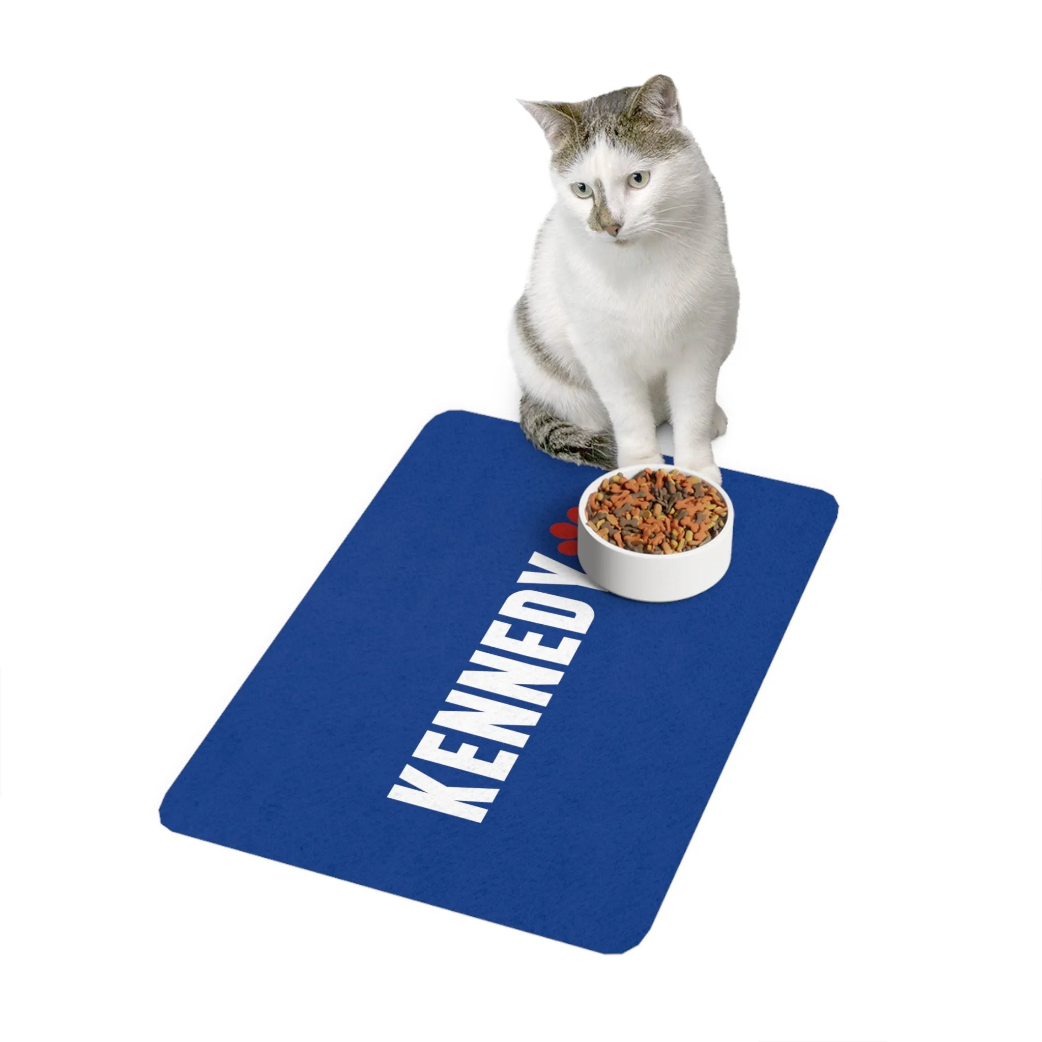 Kennedy '24 Pet Feeding Mat in Blue