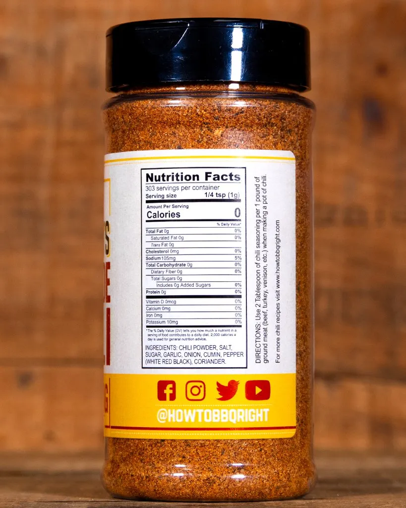 Malcom's Bonafide Chili Seasoning