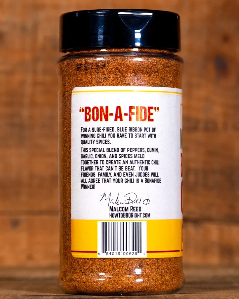 Malcom's Bonafide Chili Seasoning