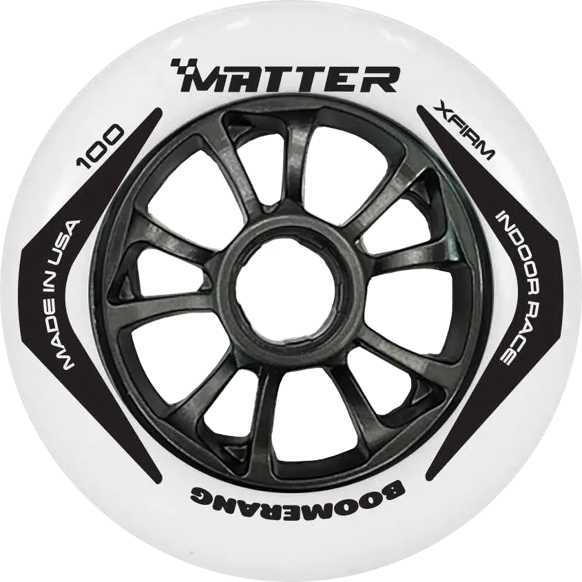 Matter - Boomerang - Indoor Inline Speed Wheels - 110mm / 100mm