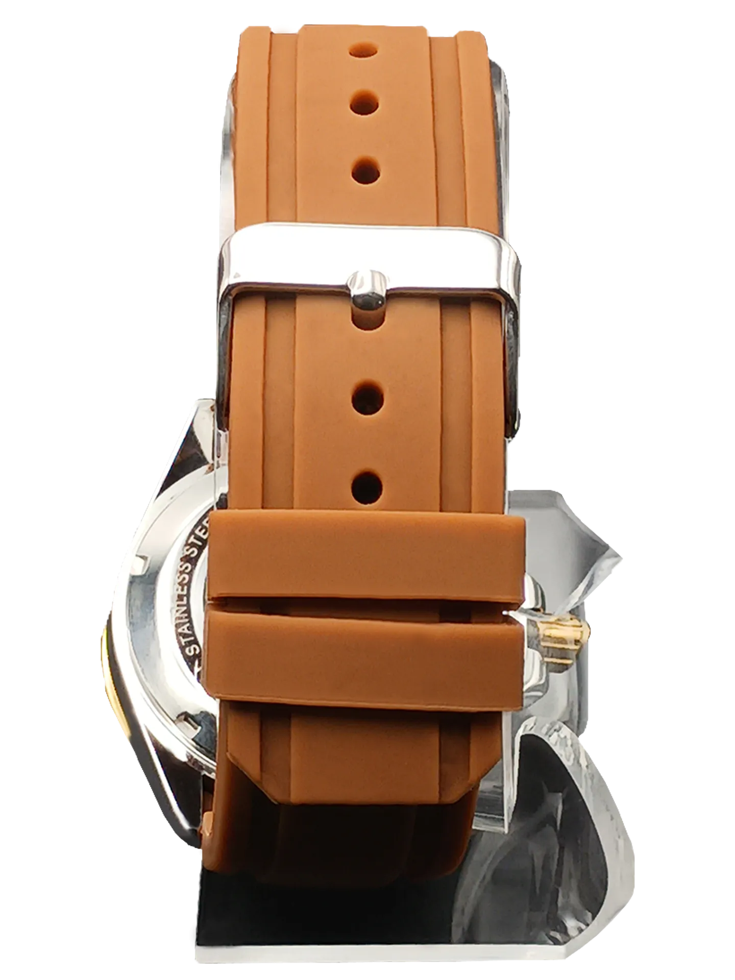 Men's Automatic Watch Bronze Dial & Brown Strap #50410