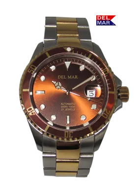 Men's Automatic Watch Two-Tone Bronze Dial #50389