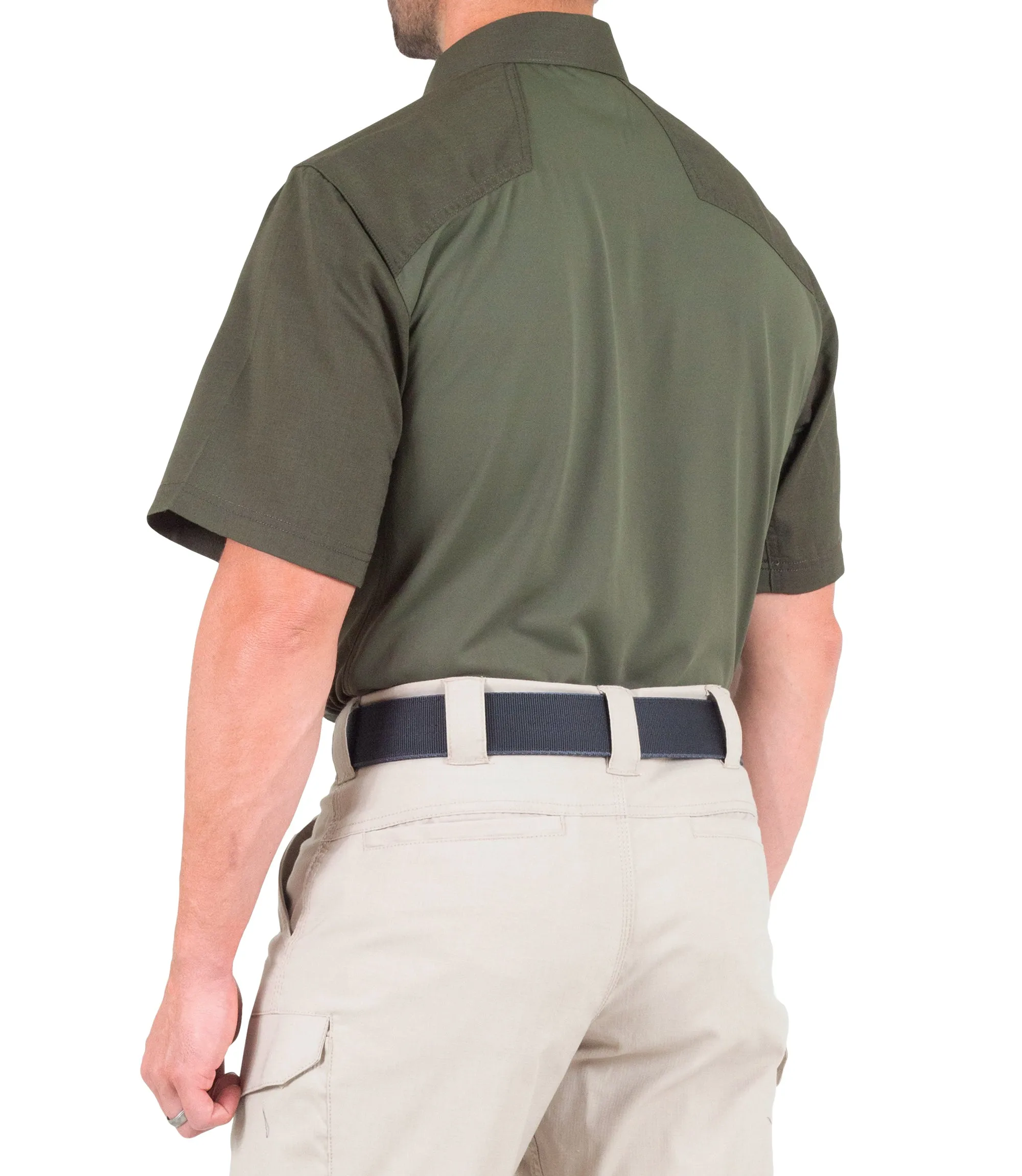 Men's V2 Pro Performance Short Sleeve Shirts / OD Green