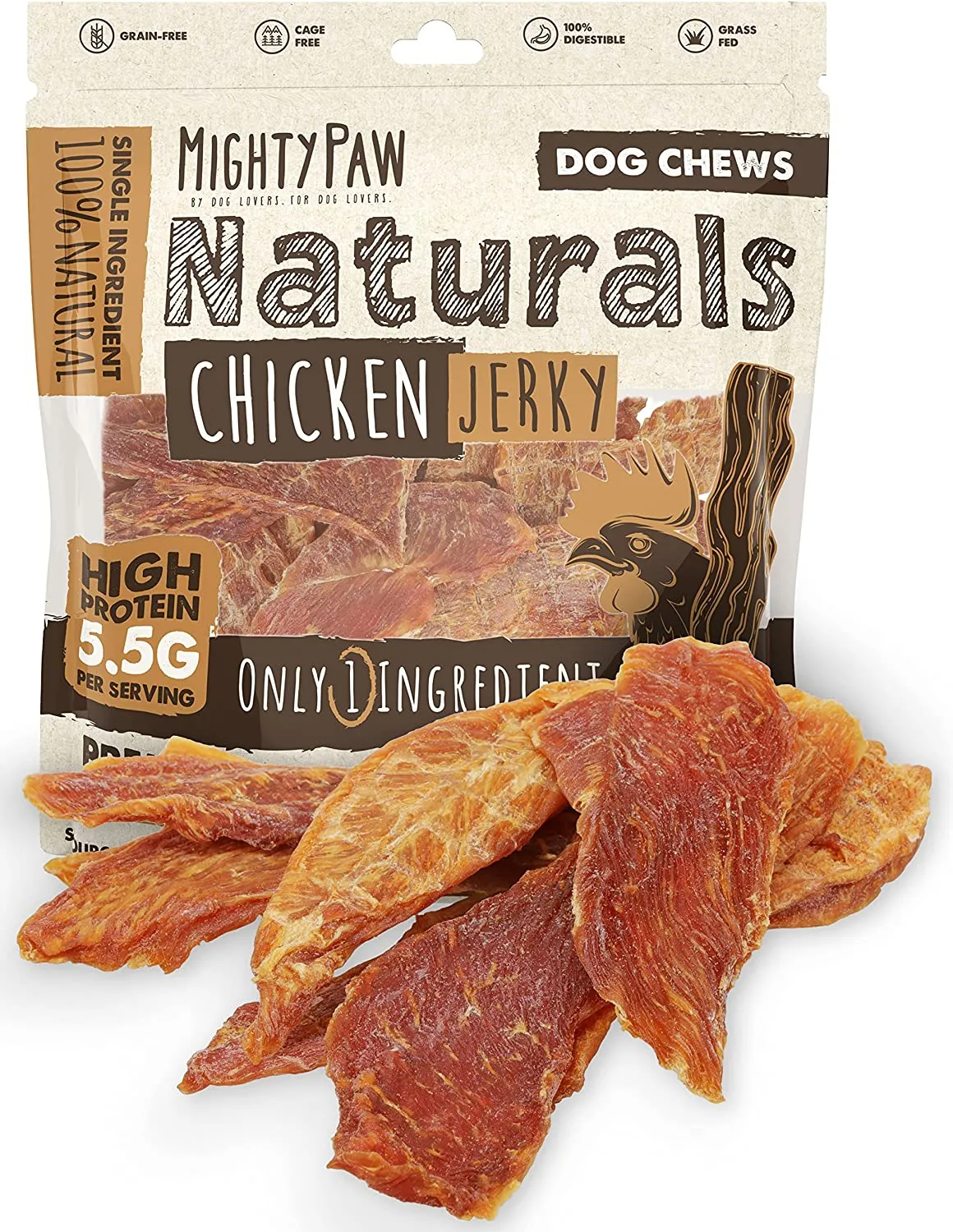 Mighty Paw Naturals Chicken Jerky: A Wholesome Snack for Dogs