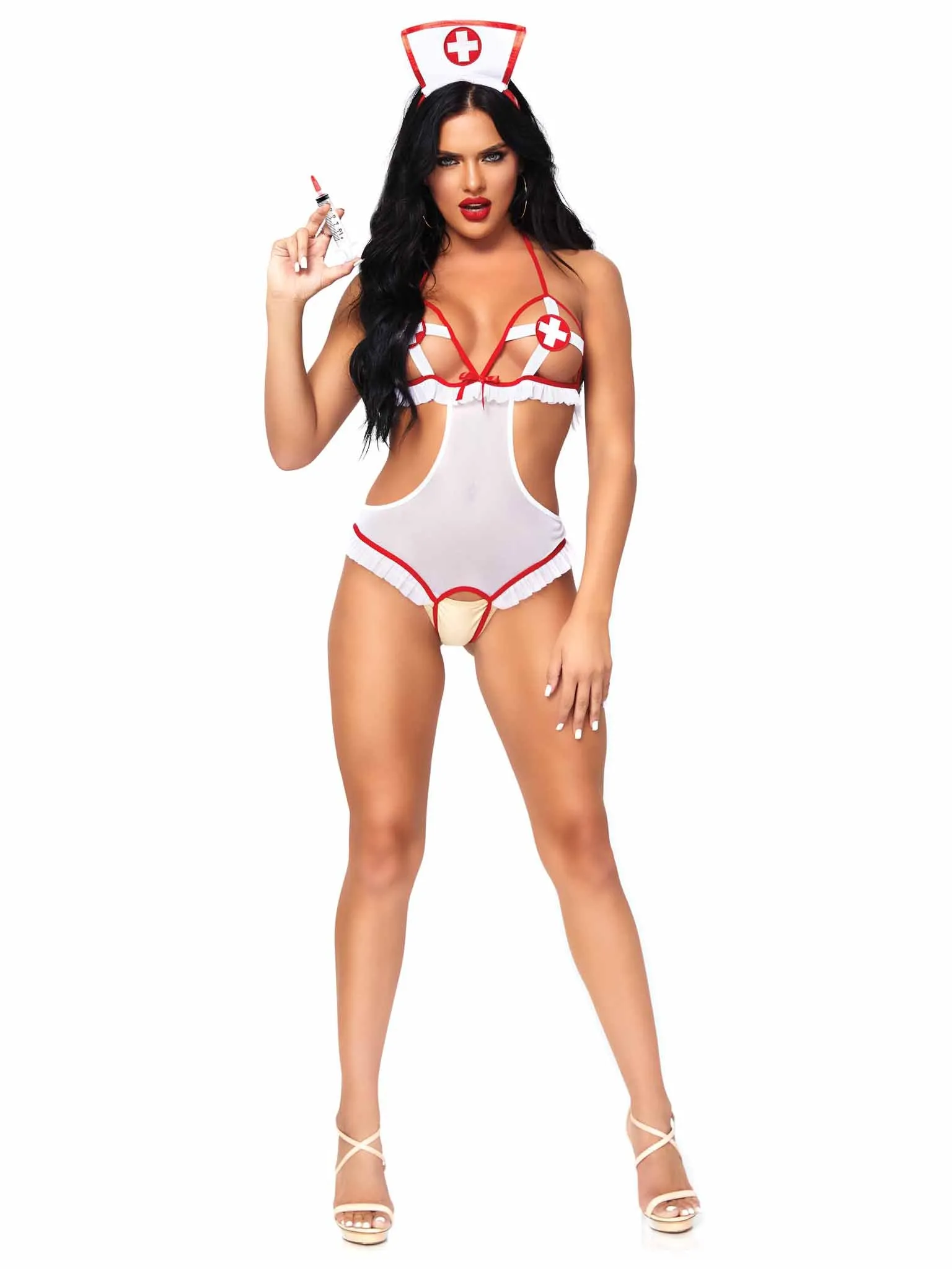 Naughty Nurse Roleplay Lingerie Set