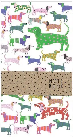 NB97 Little Notebooks - Sausage Dogs by Cinnamon Aitch