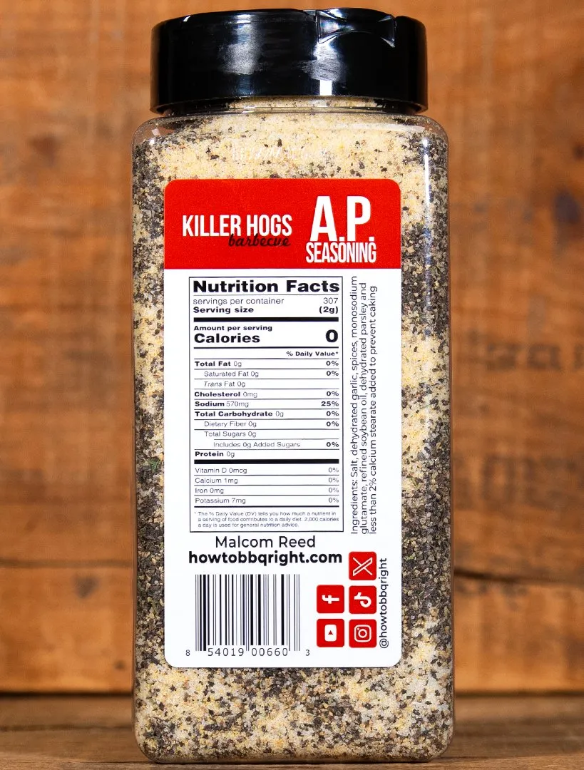 *NEW SIZE* Killer Hogs AP Seasoning 28oz Shaker