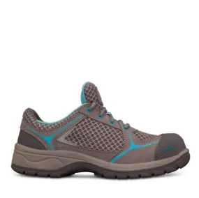 Oliver 49414 Ladies Grey/Blue Lace Up Safety Jogger Composite Toe