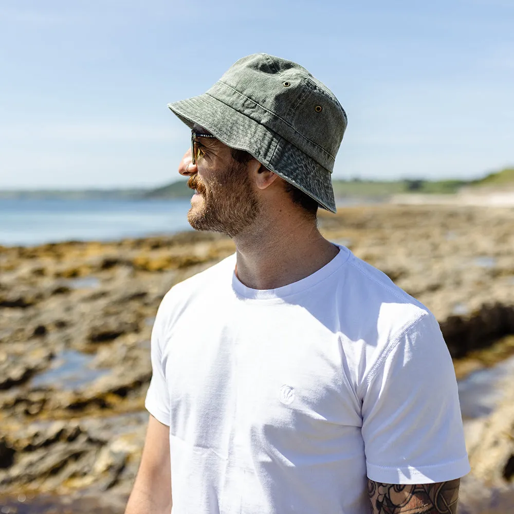 Packable Cotton Bucket Hat - Olive - Wholesale Pack