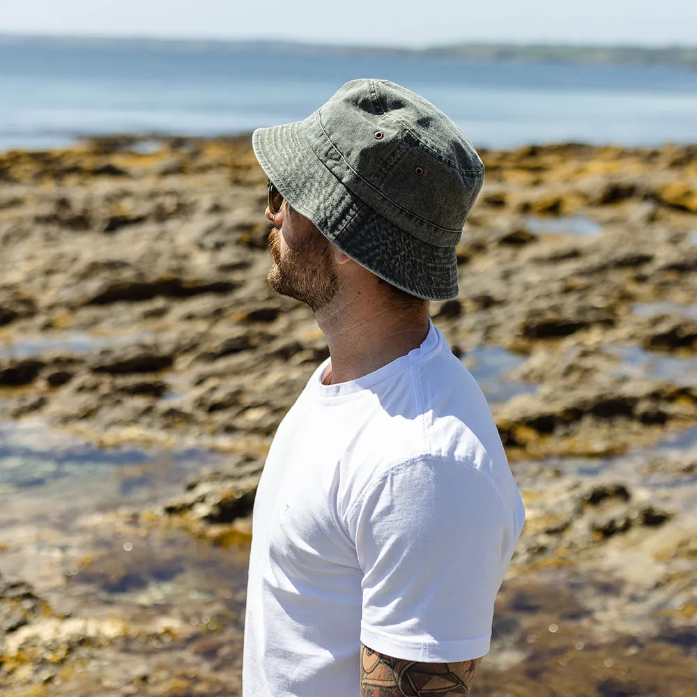 Packable Cotton Bucket Hat - Olive - Wholesale Pack