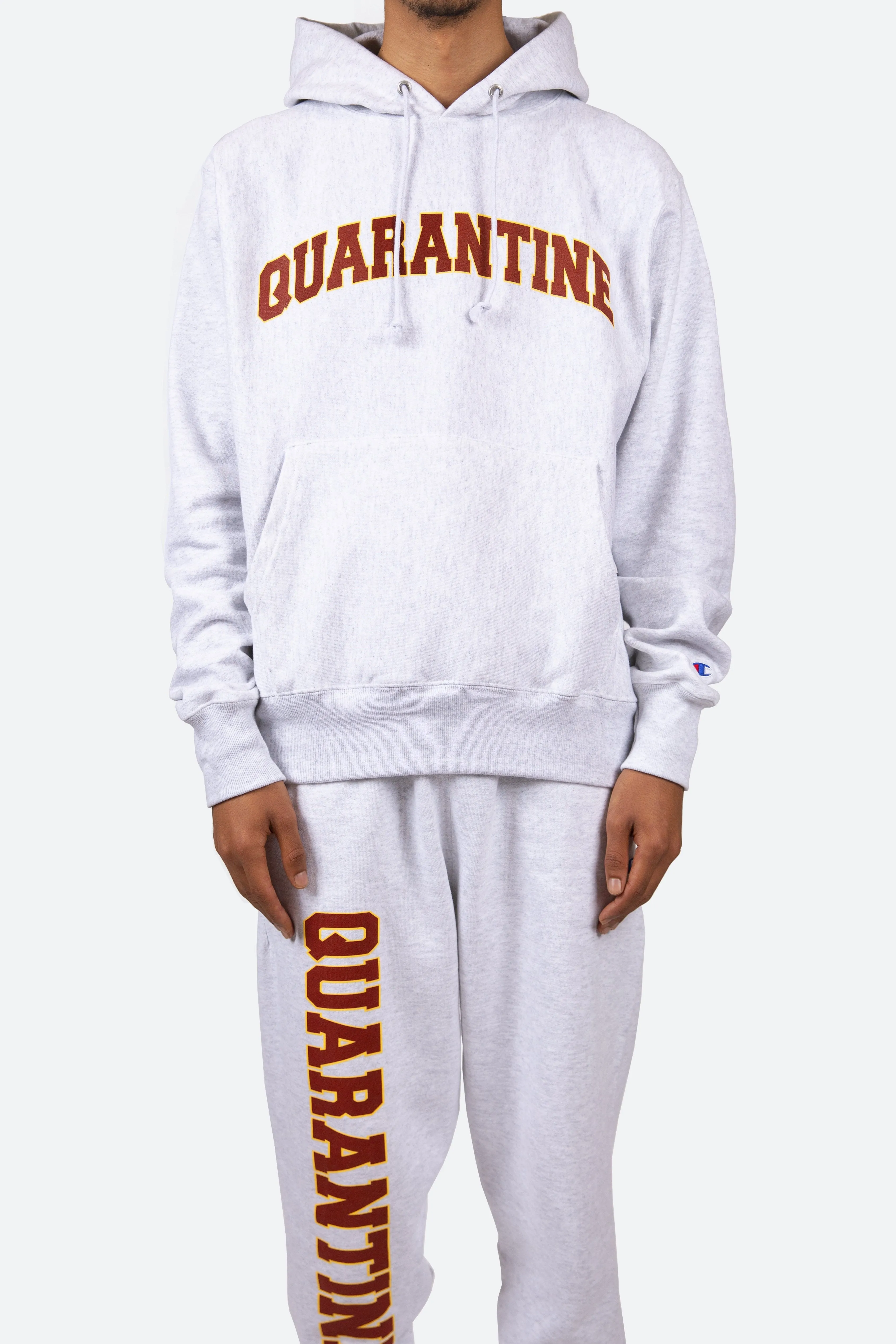 Quarantine Champion Hoodie - Grey