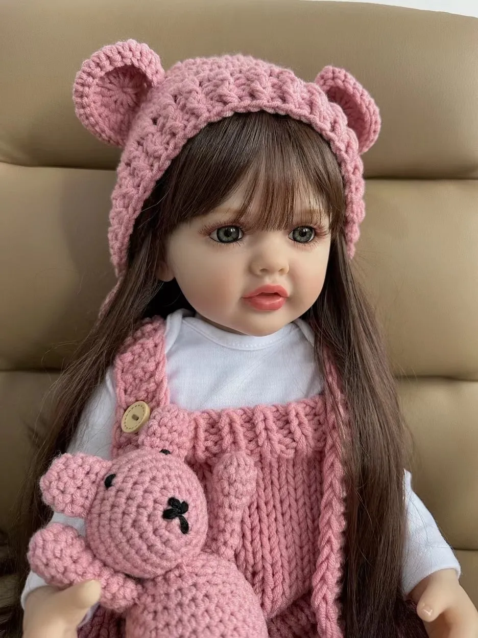 Realistic Full Silicone Reborn Toy Doll