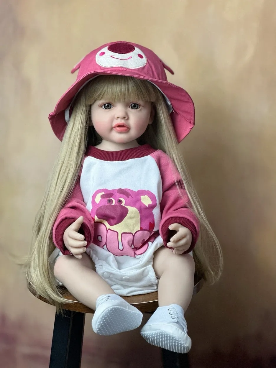 Realistic Full Silicone Reborn Toy Doll