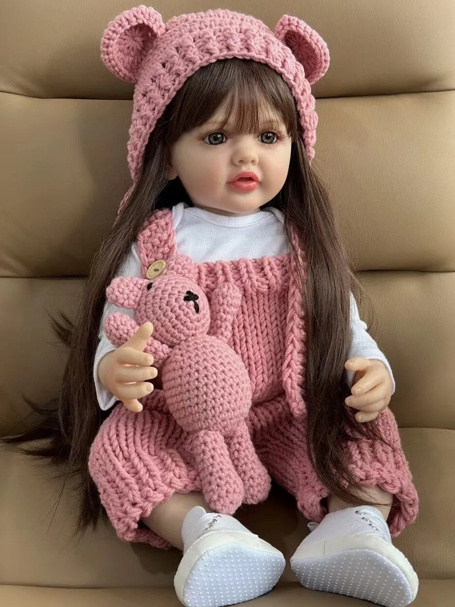 Realistic Full Silicone Reborn Toy Doll