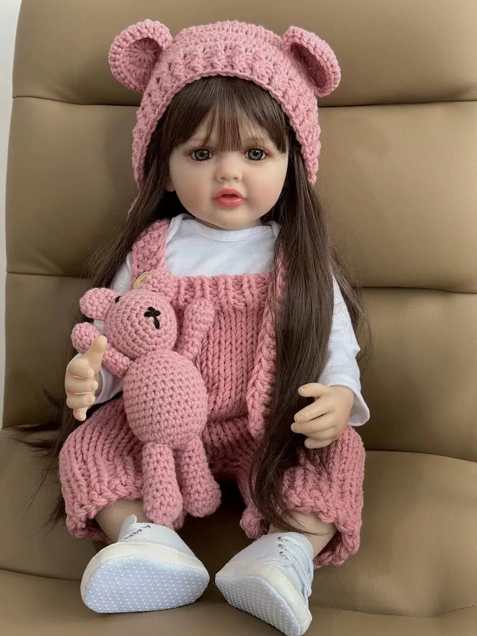 Realistic Full Silicone Reborn Toy Doll