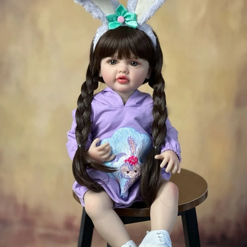 Realistic Full Silicone Reborn Toy Doll