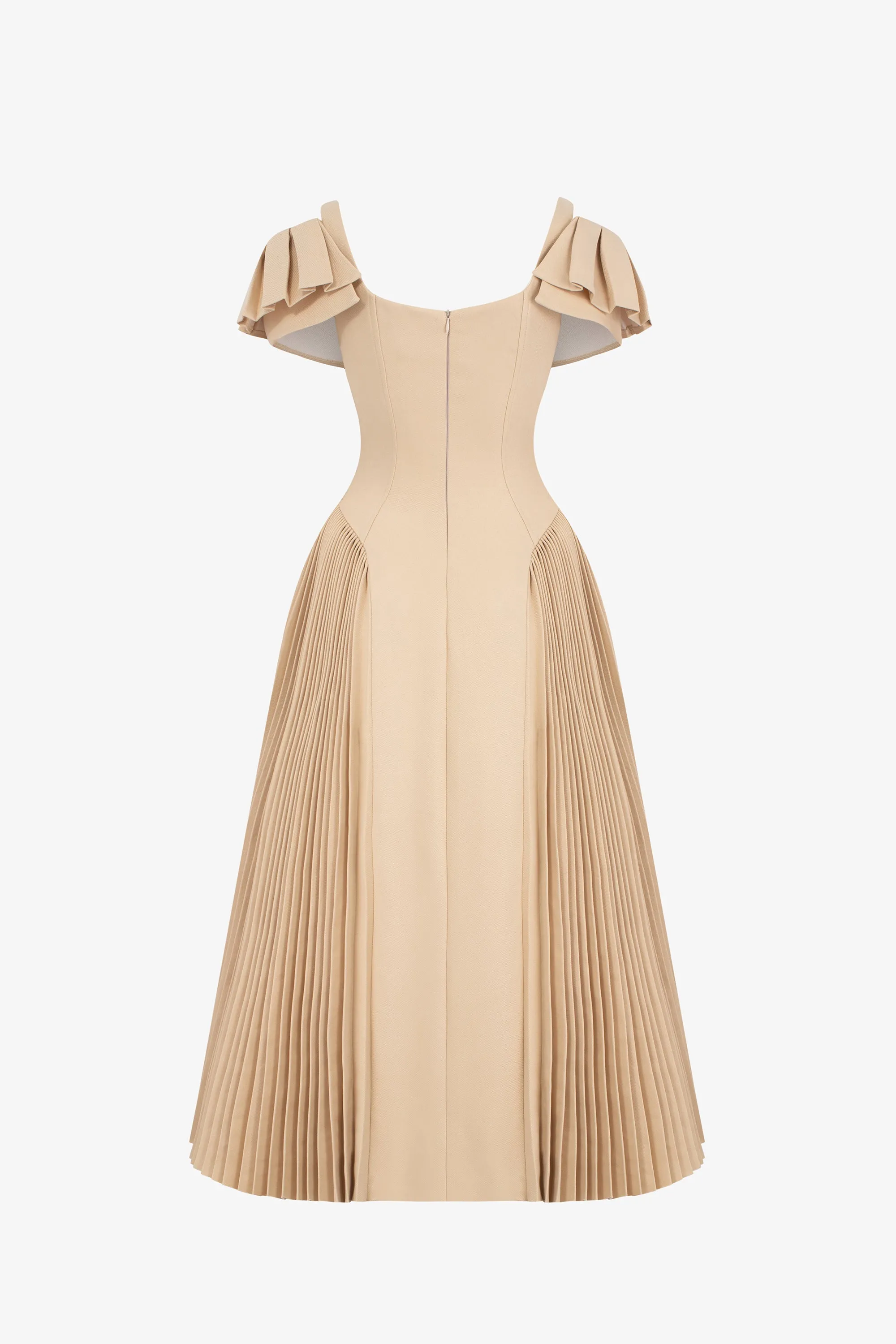 Sapphi Off-shoulder Midi Dress