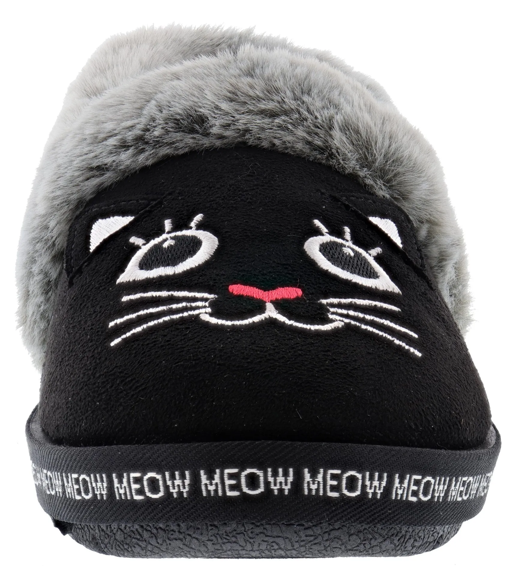 Skechers Bobs Women's Too Cozy- Meow Pajamas Memory Foam Slippers