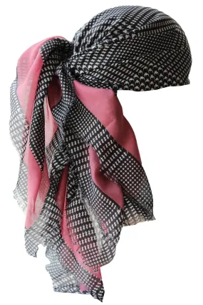 Special Fringed Trim Square Headscarf