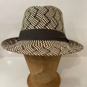 Truffaux - Hemingway Trilby  - Panama -  Brown and Natural