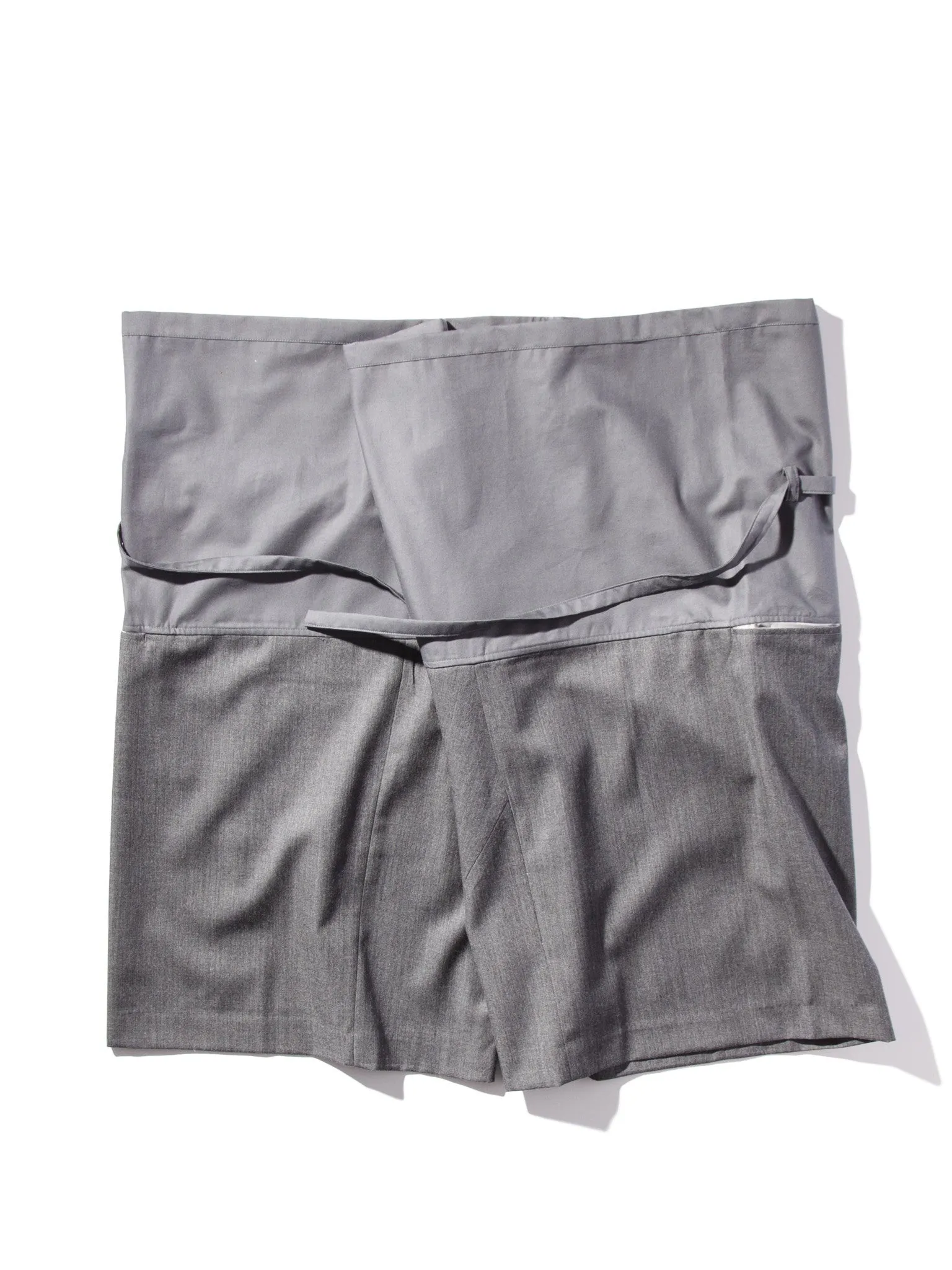 Wool Fisherman Wrap Work Short