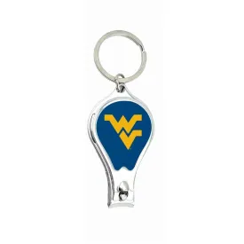 WV NAIL CLIPPERS/BOTTLE OPENER KEY RING